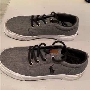Polo kids  dressy sneakers grey/ size 13